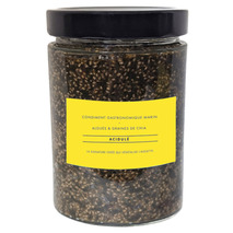 Condiment à base d'algues et graines de chia | Saveur acidulée bocal 500g