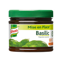 Mise en place basilic bocal 340g