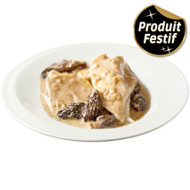 Sauté de poularde au vin jaune morilles et noix barquette 3,2kg