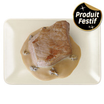 Fondant de pavé de veau français aux éclats de morilles barquette 1,72kg