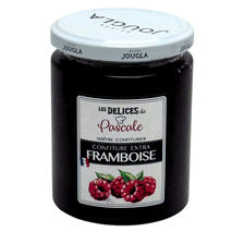 Confiture de framboise extra bocal 345g
