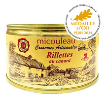 Rillettes au canard boîte 180g