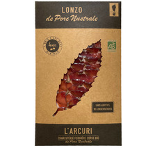 Organic lonzo of farmhouse Nustrale pork sliced 80g
