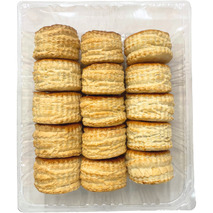 Round pure butter puff pastry case to fill x30 1.5kg