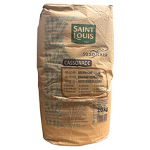 Pure cane brown caster sugar bag 20kg