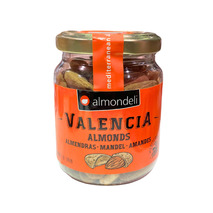 Amandes Valencia grillées salées bocal 100g