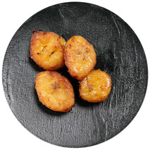 ❆ Pre-fried plantain banana slices IQF 1kg