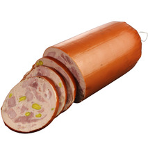 Alsatian roulade ham pistachio vacuum packed ±1.8 kg