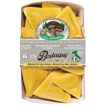 Triangoloni with porcini mushrooms and truffle Tuber Aestivum 0.5% tub 250g