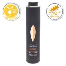 Huile d'olive de Provence AOC vierge Noir d'Olives olives maturées bidon 50cl