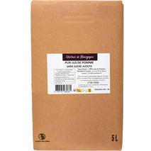 Pure French cloudy apple juice BIB 5L