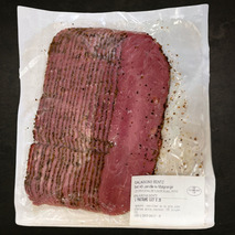 Sliced cooked Pastrami French beef x20 ±500g