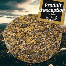 Farmhouse Tommette with flowers raw milk ±1.5kg