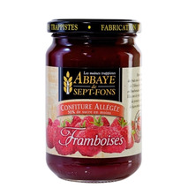 Confiture de framboises allégée 350g