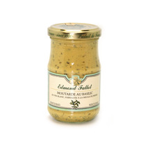 Mustard with basil and white wine jar 210g