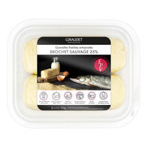 Quenelle de brochet sauvage 25% fraîche artisanale pur beurre 2x110g