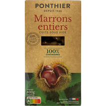Châtaignes entières | Marrons cuits s/ vide 2x200g