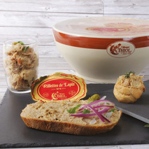Potted rabbit 50% plastic terrine 1kg