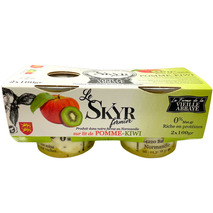 Skyr farmhouse on a bed of apples and kiwi  2x100g