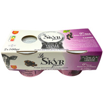 Skyr farmhouse on a bed of blackcurrants 2x100g