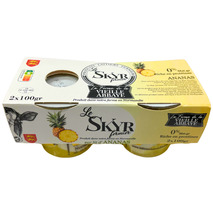 Skyr farmhouse on a bed of pineapple 2x100g