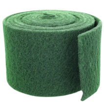 Green abrasive pad roll 14cm x3m