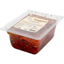 Poivron rouge grillé mariné barquette 1kg