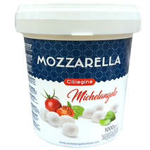 Mozzarella balls ±125x8g pot 1kg