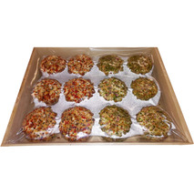 Goat's cheese crottin coated with spices - Garden and Pempa flavours 12x80g