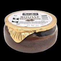 Dark chocolate mousse glass jar 90g
