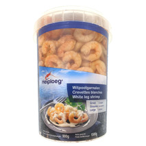 Crevette blanche grosse décortiquée cuite en saumure seau 900g