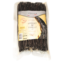 Gousses de vanille Bourbon de Madagascar 17/20 s/ vide 250g