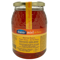 Miel de fleurs bocal plastique 1kg
