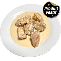 Sauté de chapon sauce foie gras poche 2kg