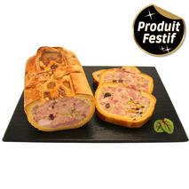 Pâté en croûte 1/2 de caille et raisins de Corinthe ±2,1kg