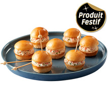 Mini bouchées froides duo de saumons et fromage frais 16x±15g