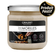 Fresh morel sauce jar 350g