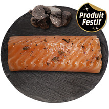 Coeur de filet de saumon fumé d'Écosse miel et arôme truffe 200g