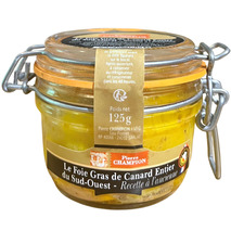 Preserved whole french duck foie gras jar 125g