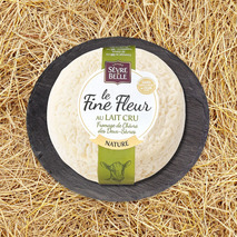 Le Fine Fleur nature | Fromage de chèvre au lait cru français 150g