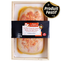 Foie gras de canard IGP Sud-Ouest entier mi-cuit au piment d'Espelette s/ vide 200g