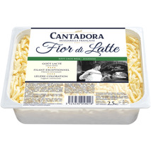 French mozzarella Fior di Latte in sticks grated tray 2.5kg