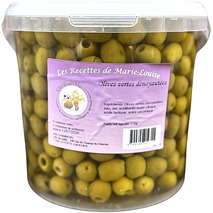 Pitted green olives bucket 2kg