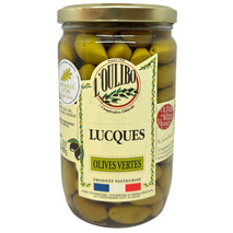 Lucques green olive jar 420g