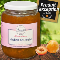 Hand-made Lorraine mirabelle plum jam jar 950g