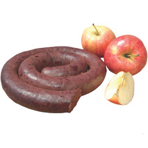 Black pudding curled with apples french pork vacuum packed ±1.3kg