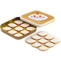 Small calissons diamond shape tin box x18 235g