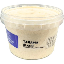 Raw white cod tarama 40% pot 500g