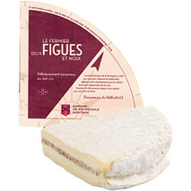 Farmer's cheese with figs and walnuts raw milk | Brillat cheese speciality 1/4 ±625g