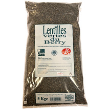 Berry green lentils Label Rouge 5kg